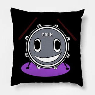 bass drum and smile Pillow