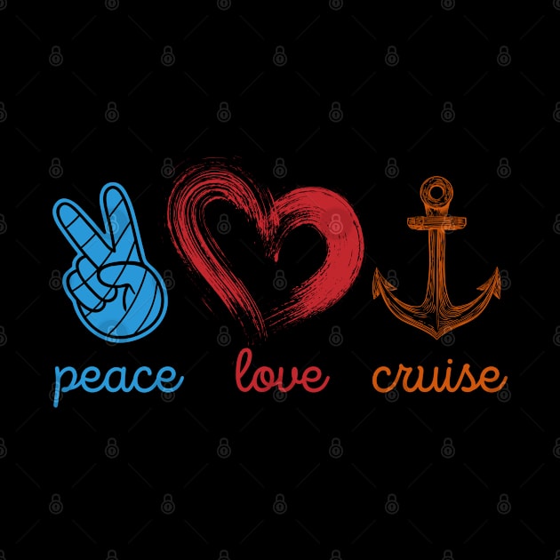 PEACE LOVE CRUISE by TravelTeezShop