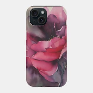 Watercolour Pink Flower Phone Case