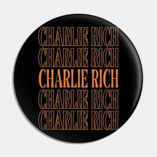 Retro Gifts Name Charlie Personalized Styles Pin