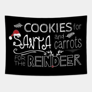 Cookies for Santa and Carrots for the Reindeer Tapestry