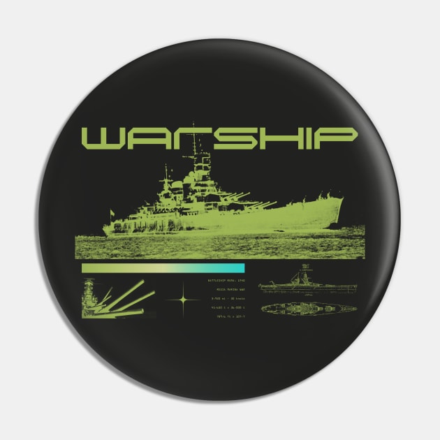 Warship (negative) Pin by fm_artz