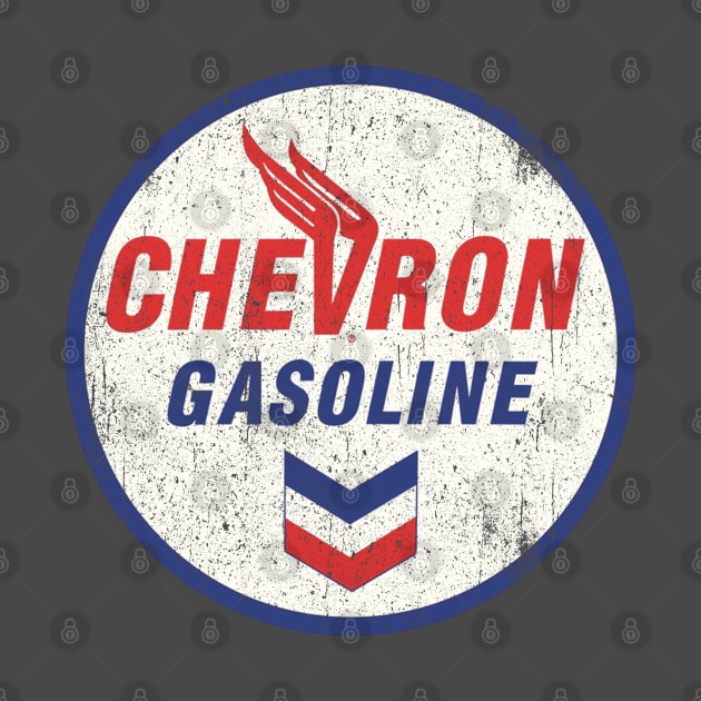 Chevron Gasoline vintage style logo by G! Zone