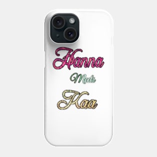 Hanna Meets Kaa title Phone Case