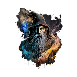 Retro Magical Wizard Fantasy T-Shirt