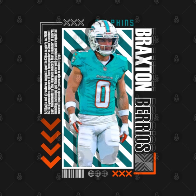 Braxton Berrios Paper Poster Version 10 by art.Hamdan