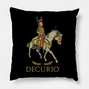 Roman officer on horseback - Decurio Pillow
