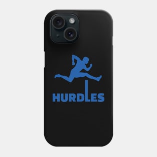 HURDLES blue Phone Case