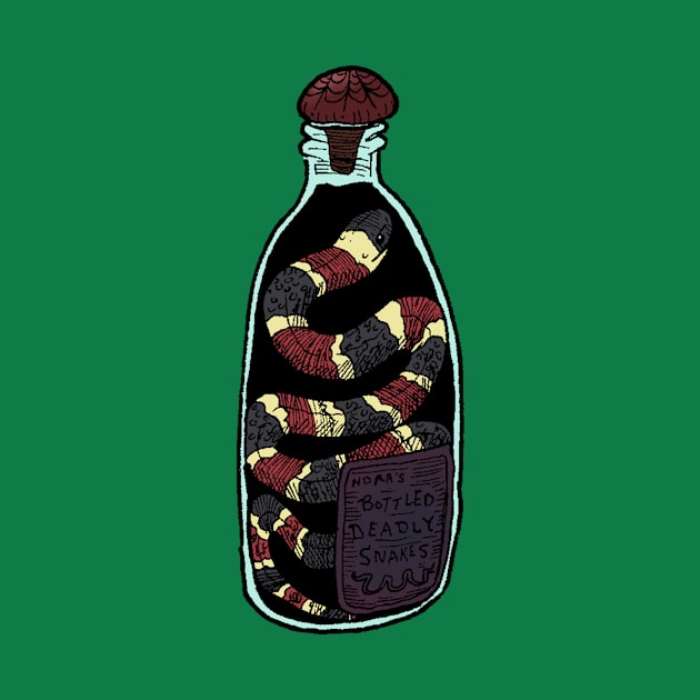 Nora's Poisonous Snake in a Bottle by Ballyraven