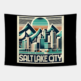 Vintage Salt Lake City Tapestry