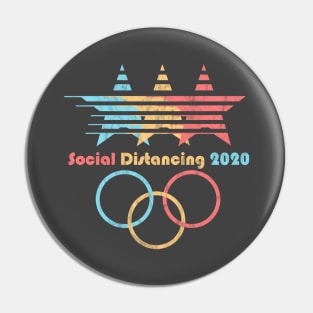 Social Distance 2020 Pin