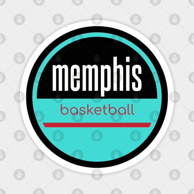 memphis grizzlies basketball Magnet by BVHstudio