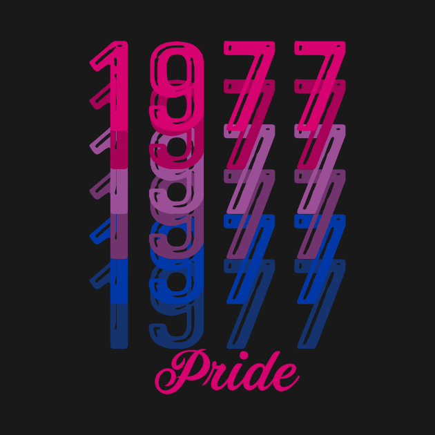 LGBT 43th Birthday Gift 1977 Bisexual Pride LGBT by huthtuocgay843r