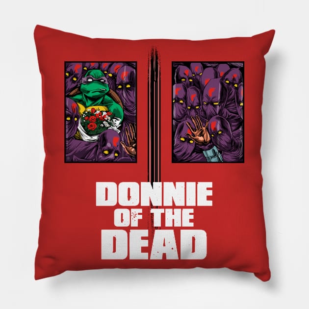 Donnie of the Dead Pillow by Zascanauta