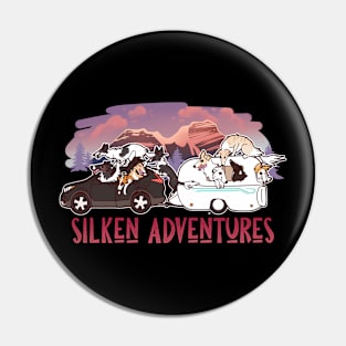 Silken Adventures Pin