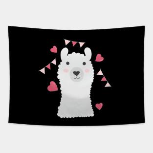 Cute Llama Tapestry