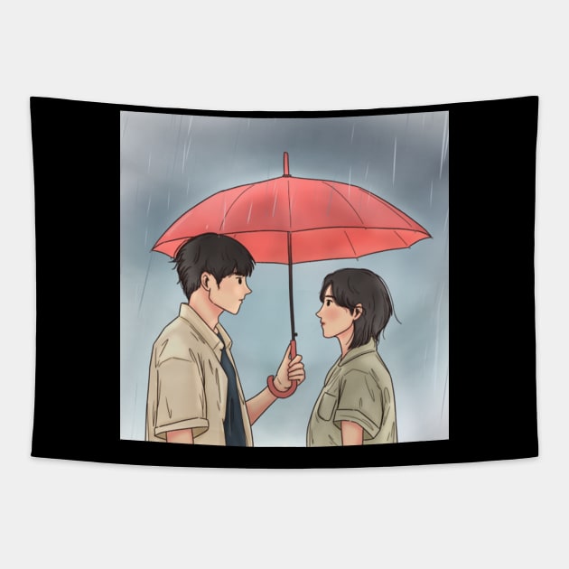 Twinkling watermelon fanart Tapestry by canpu