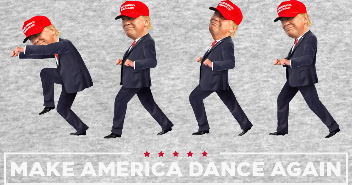 Donald Trump dancing meme - Make America great again 2020 (dance) | USA