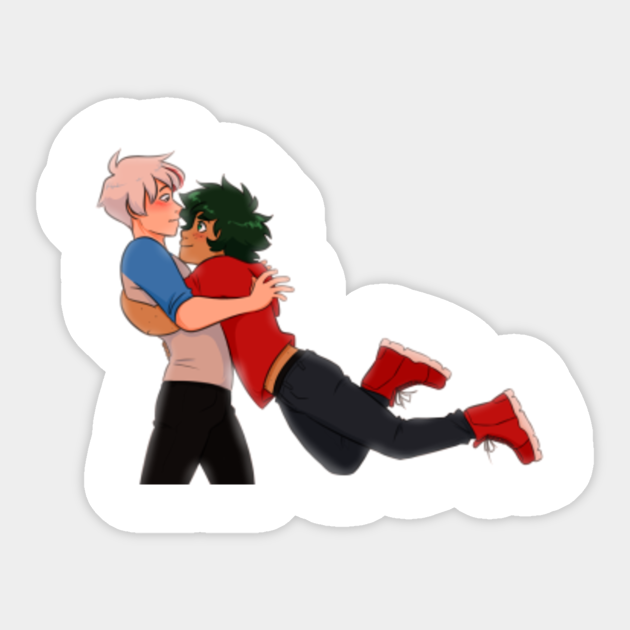 A Great Hug Boku No Hero Academia Pegatina Teepublic Mx Since, these romantic or friendship moments add a sweet fellings, and a. teepublic