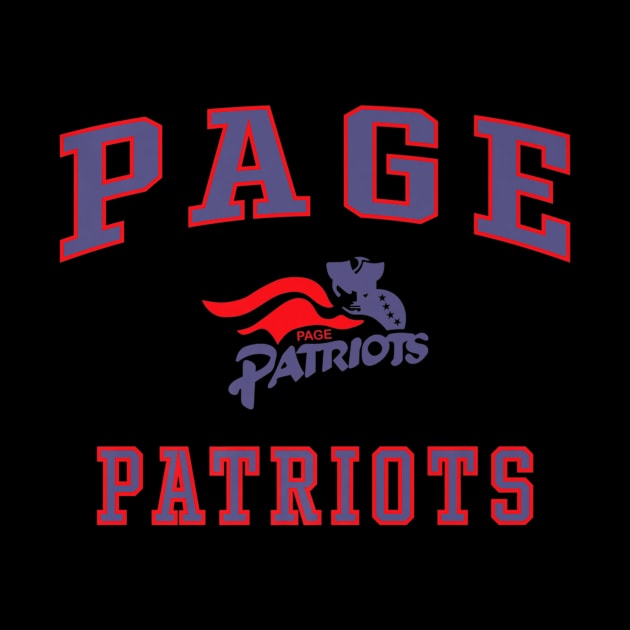 Page High School Patriots by Stick Figure103