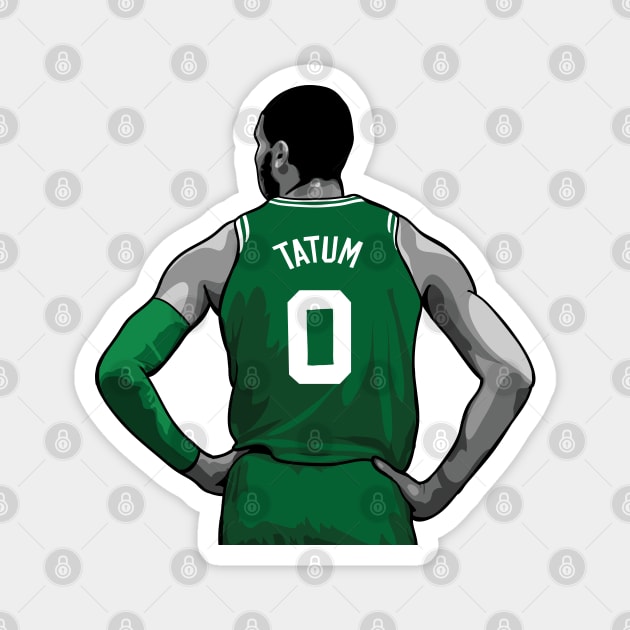 Jayson Tatum Vector Standing Magnet by qiangdade