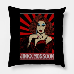 Vintage Jinkx Monsoon  Pop Aart Pillow