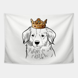 Nederlandse Kooikerhondje Dog King Queen Wearing Crown Tapestry