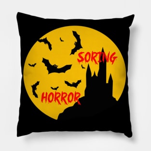 Halloween castle Pillow