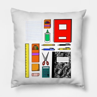 School Supply Soirée Pillow