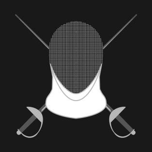 Fencing Mask and Sword T-Shirt