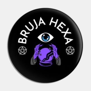 Bruja Hexa Logo Pin