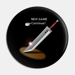 FF VII, Game Over Pin