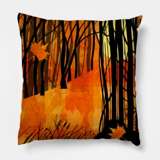 The Colours of Autumn Pillow