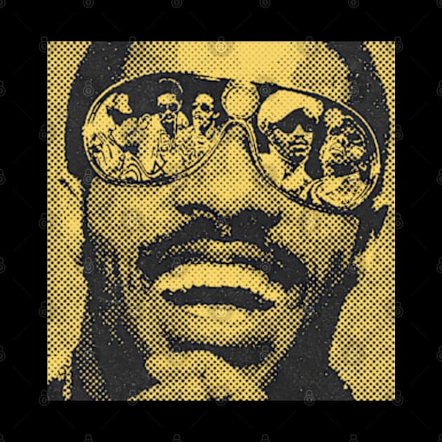 Stevie Wonder Halftone by Baharnis