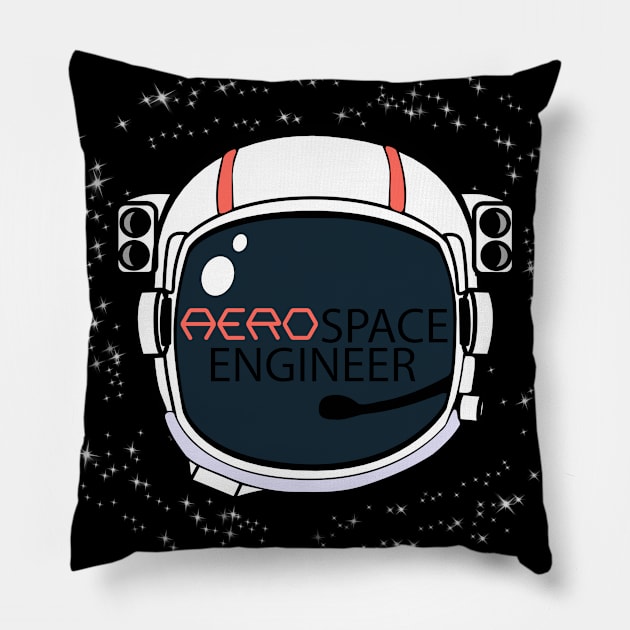 Aero Space Engineer Pillow by SpaceMonkeyLover