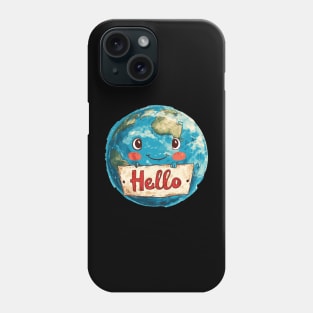 Earth cartoon Phone Case