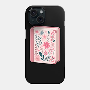 Pink Floral Book Phone Case