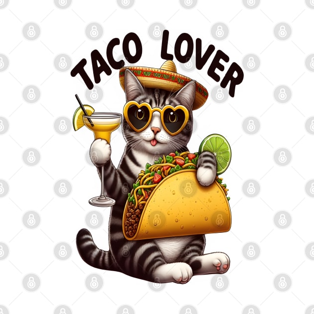 Cool Cat Enjoying Taco Tuesday by coollooks