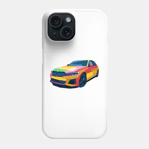 BMW Colorful Phone Case by Shuriken