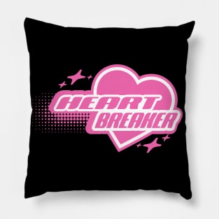 Y2k Heartbreaker Pink Pillow