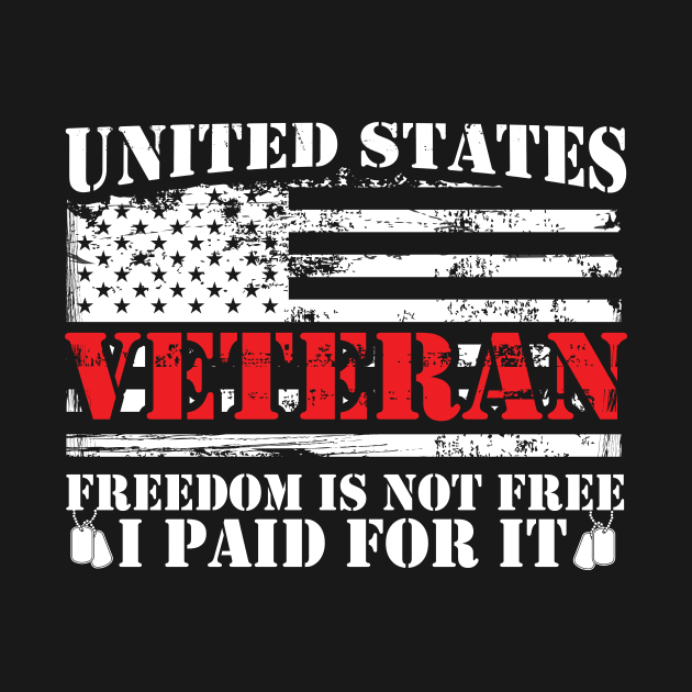 United States Veteran Freedom Is Not Free by cindyluvz