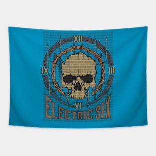 Electric Six Vintage Skull Tapestry