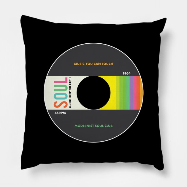 Soul Music Pillow by modernistdesign