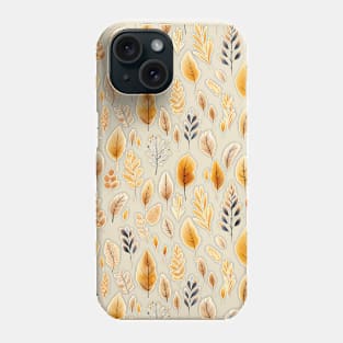 Autumnal leaves pattern #1 Phone Case