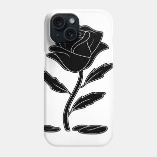 Black Rose Phone Case