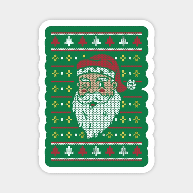 Christmas Sweater Santa Magnet by Archie & Ainslie