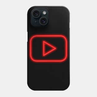 Youtube Neon Phone Case