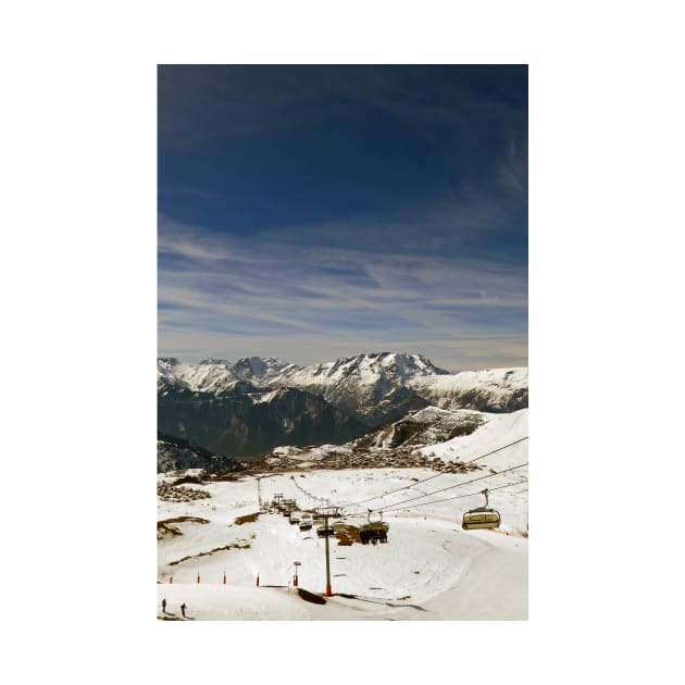 Alpe d'Huez Vaujany French Alps France by AndyEvansPhotos