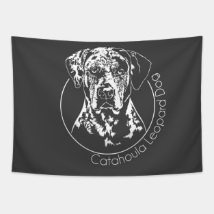 Catahoula Leopard Dog Portrait Tapestry