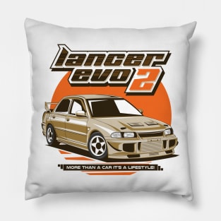 Iconic Lancer Evolution 2 Car Pillow